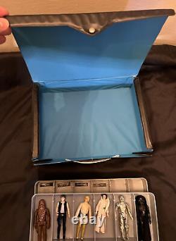 1977 First 12 Vintage Star Wars Figures With Case, Insert And Trays