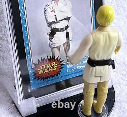 1977 Luke Skywalker. Double Telescoping & Sgc 6 Card. Vintage Kenner Star Wars