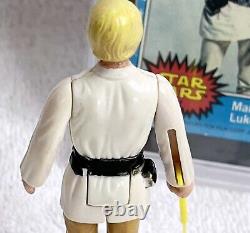 1977 Luke Skywalker. Double Telescoping & Sgc Card. Vintage Kenner Star Wars