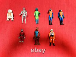 1978 Star Wars Action Figures Vintage (no repro) Hong Kong (set of 8)