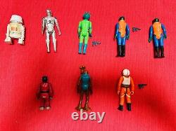 1978 Star Wars Action Figures Vintage (no repro) Hong Kong (set of 8)