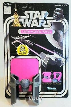 1978 Vintage Star Wars21 Back UnpunchedDie CastDarth Vader Tie Fighter100%