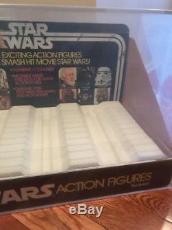 1978 Vintage Star Wars Store Display 12 Back Bin And Header Afa 80