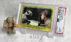 1980 Yoda. Complete. Psa 8 Graded Card. Hk Coo. Vintage Kenner Star Wars