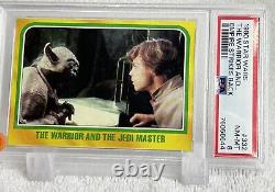 1980 Yoda. Complete. Psa 8 Graded Card. Hk Coo. Vintage Kenner Star Wars