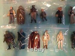 1980s Star Wars ESB ROTJ Huge Lot 40 Guys! Vintage original Kenner figures