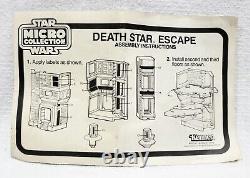 1982 Vintage Star Wars Micro Collection Death Star Escape 100% COMPLETE NO REPRO