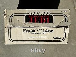 1983 Ewok Village Vintage Star Wars Kenner Playset Return Of The Jedi BOX ONLY