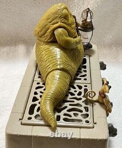 1983 JABBA THE HUTT. 100% COMPLETE withBOX. VINTAGE KENNER STAR WARS