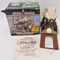 1985 Ewok Battle Wagon STAR WARS Vintage Original With Box INCOMPLETE