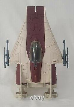 1985 Kenner Vintage Star Wars Droids A-Wing Fighter Electronics Canopy Legs Work