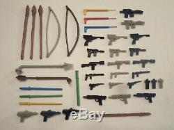 41 Vintage Star Wars Weapons Figures Lot Repros