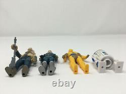 4 Repro Figures Yak Face, Blue Snaggletooth, Droids C-3PO & R2-D2 vintage-style