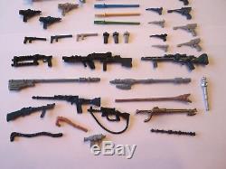 57 Vintage Star Wars Weapons Figures Lot Repros