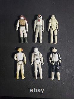 6 Vintage Storm Trooper Star Wars Action Figures Lot 1977-1983