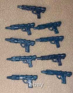 9 Vintage STAR WARS BESPIN BLASTER Action Figure Accessory Kenner ESB BLUE READ