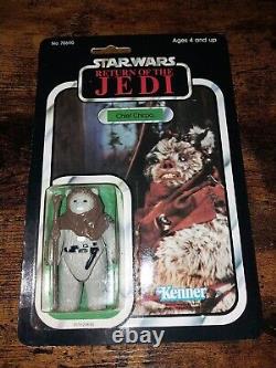 Chief Chirpa Vintage Star Wars Kenner Sealed Moc 1983 Made In Mexico