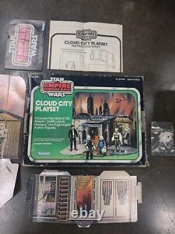 Cloud City Playset 1980 Kenner Vintage Sears Star Wars with Box & Sealed Pegs-HTF