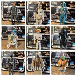 Complete Star Wars Vintage Action Figure Collection First 79 WithWeapons Lot 77-83