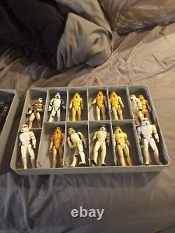 DEAL! Vintage Star Wars Figures And Carrying Case With Handle