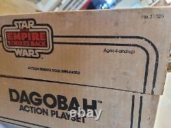 Dagobah Playset Star Wars Vintage 1980 ESB Kenner With Original Foam, Box, Crate