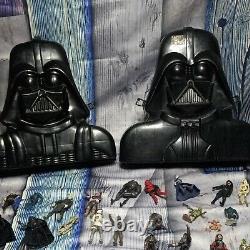 HUGE LOT Star Wars 50 + Figures 2 vtg Darth Vader Cases 50+ Guns Rare Variant
