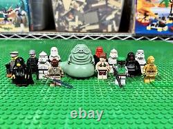Huge Lego Star Wars Mini Figures Lot Jabba RARE Fett Maul Leia Palpatine C-3PO