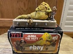 Jabba The Hutt Action Playset Complete WithBox Star Wars ROTJ 1983 Kenner Vintage