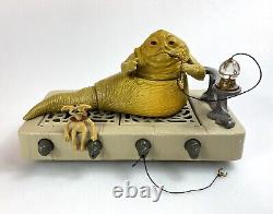 Jabba The Hutt Vintage Star Wars Figure Playset Set Near Complete 1983 Kenner