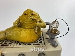 Jabba The Hutt Vintage Star Wars Figure Playset Set Near Complete 1983 Kenner