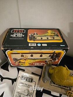 Jabba the Hutt Playset 1983 STAR WARS Vintage Original 100% COMPLETE w BOX #1