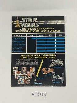 Kenner 1978 Toy Fair Dealer Catalog Star Wars 12 Back Rare Vintage Original NM