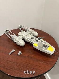 Kenner Star Wars ROTJ Y-Wing fighter Complete AND FIGURES Vintage 1983. READ