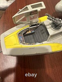 Kenner Star Wars ROTJ Y-Wing fighter Complete AND FIGURES Vintage 1983. READ