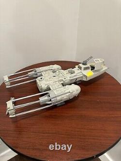 Kenner Star Wars ROTJ Y-Wing fighter Complete AND FIGURES Vintage 1983. READ