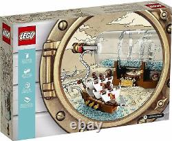 LEGO Ideas Ship in a Bottle Building Kit 92177 Gift Collectible Set NEW