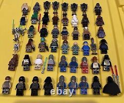 LEGO Star Wars Lot 50+ Minifigures Rare Valuable Vintage Sith Jedi Jango Padme