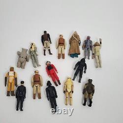 LOT 15 Vintage 80s Star Wars Mini Action Figures Orignal Played
