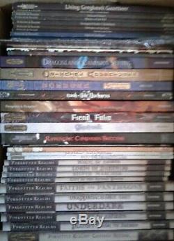 LOT of 98 RPG BOOKS- D&D, Star Wars, LOTR, Marvel, OOP Classic Vintage, LN