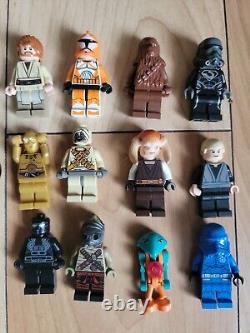 Lot LEGO STAR WARS Minifigures RARE R2-D2 Green Gray Luke Chewbacca leia C3PO