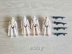 Lot Of Vintage Star Wars SNOWTROOPER With Weapons Guns Rifle Cape Action Figures