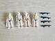 Lot Of Vintage Star Wars Snowtrooper With Weapons Guns Rifle Cape Action Figures