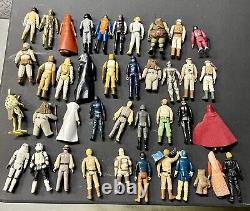 Lot of 40 Vintage 1970's-1980 Star Wars KENNER Action Figures. Nice Lot
