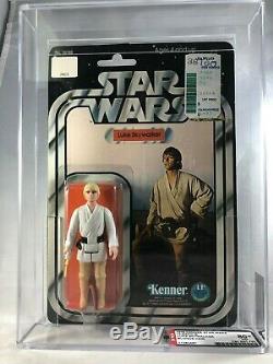 Luke Skywalker 12 Back B Vintage Kenner 1978 Star Wars AFA 80+ NM MOC Tatooine