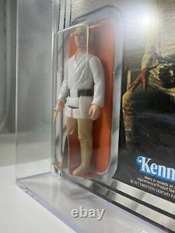 Luke Skywalker DT Saber SKU Footer 12 Back A Vintage Kenner Star Wars MOC 1978