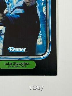 Luke Skywalker Jedi Knight 1984 Kenner POTF Proof Card Vintage Star Wars 92 Back