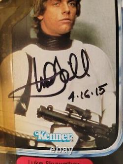 MARK HAMILL Auto Vintage POTF Luke Skywalker Stormtrooper Star Wars 1984 MOC
