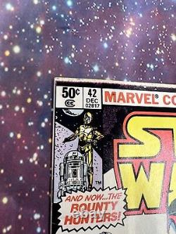 MARVEL COMICS STAR WARS #42 1ST BOBA FETT VG Vtg 1980 Mandelorian