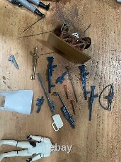 Nice Vintage Kenner STAR WARS LOT 40+ Figures Cases Accessories Misc Items