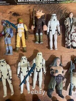 Nice Vintage Kenner STAR WARS LOT 40+ Figures Cases Accessories Misc Items